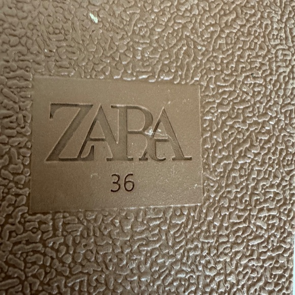 ZARA Cross Strap Sandals Size 36 - Picture 4 of 6